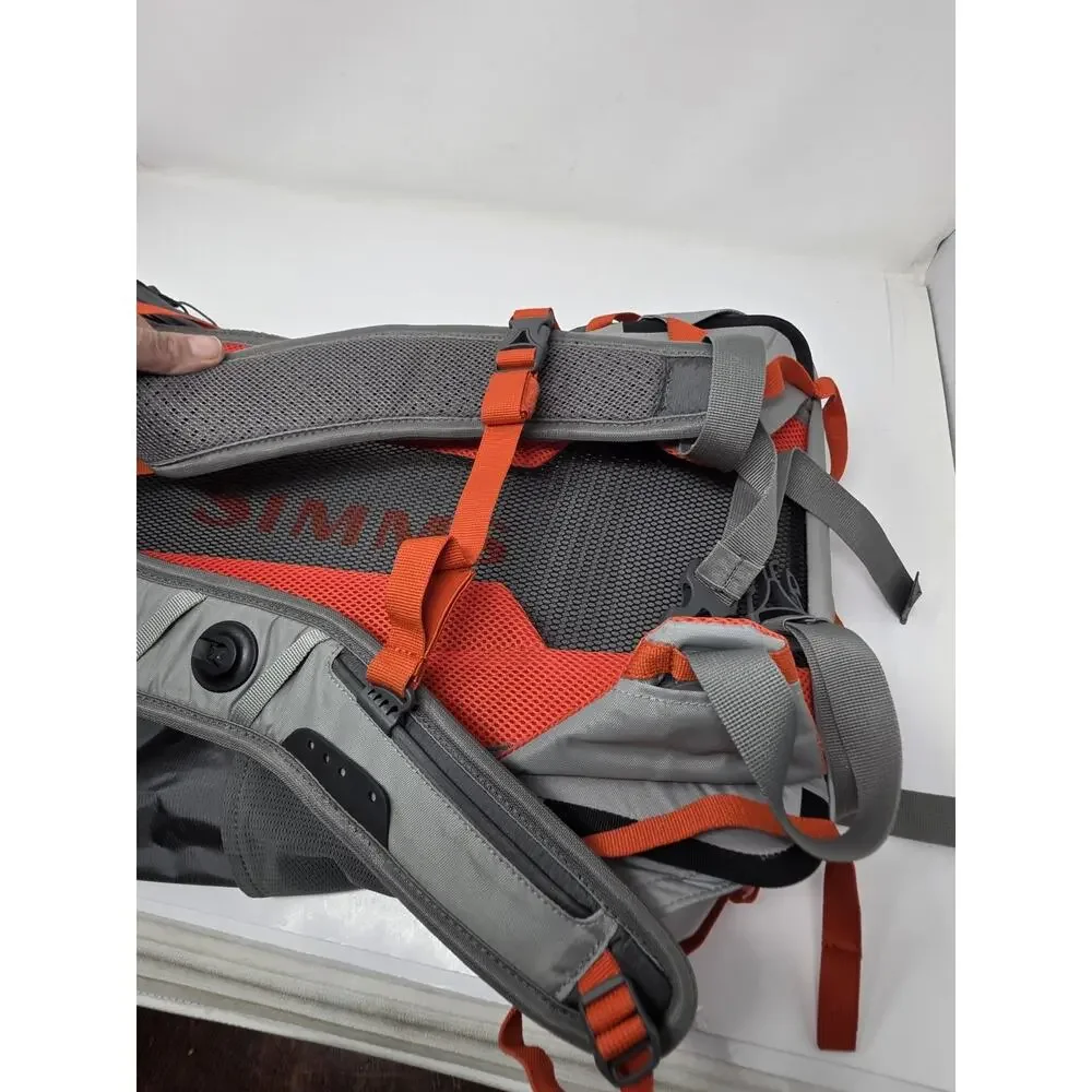 Simms Waypoints Backpack Aluminum Frame Gunmetal Hiking,outdoor Excell Condi